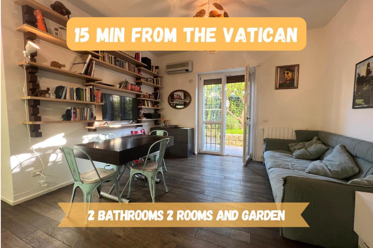 15 Min From The Vatican Wi-Fi And Garden Dış mekan fotoğraf